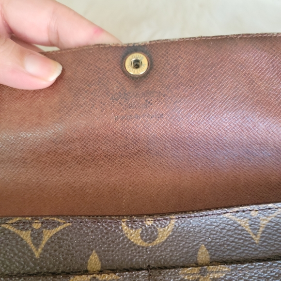 100% Authentic Louis vuitton monogram long wallet - Picture 4 of 16